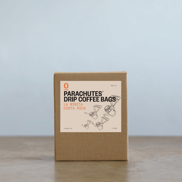 手軽に本格的なコーヒーを楽しめる「Parachute」ドリップバッグ